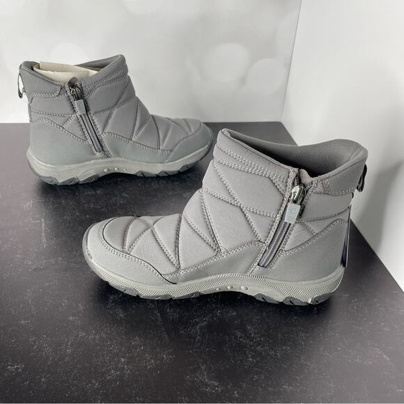 EASY SPIRIT Women's Tru Round Toe Casual Cold Weather Booties Gray Sz 6 - Picture 3 of 6
